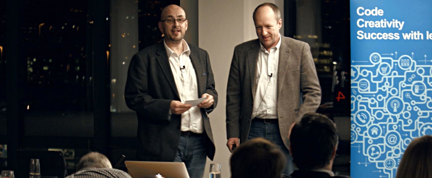 Andrew Meyer and Gary Green at Agile Yorkshire.jpg